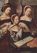 MASTER of Female Half-length Concert of Women sg oil painting on canvas